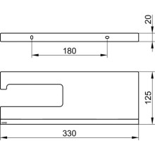 Держатель туалетной бумаги KEUCO Edition 90 Square 19173018000