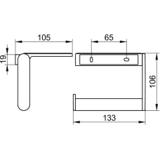 Держатель туалетной бумаги KEUCO Plan 14973370000