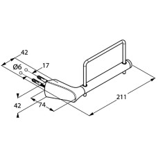 Держатель туалетной бумаги Kludi Ambienta 5397105 Хром