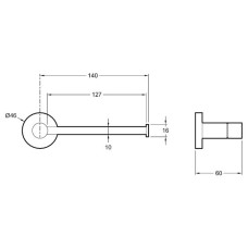 Держатель туалетной бумаги Jacob Delafon Classique E77824-CP Хром