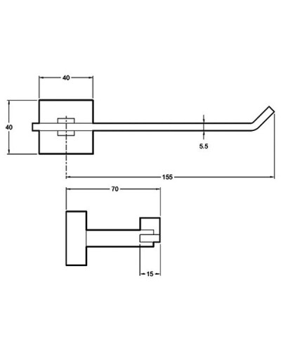 Держатель туалетной бумаги Jacob Delafon Mecanique E77870-CP Хром
