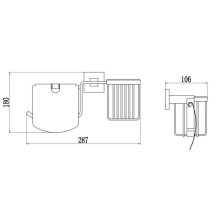 Держатель туалетной бумаги и освежителя воздуха Savol 65H S-L06551H