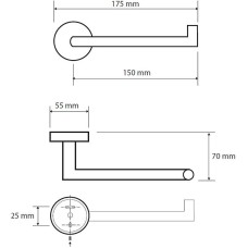 Держатель туалетной бумаги Bemeta Neo 104212035L