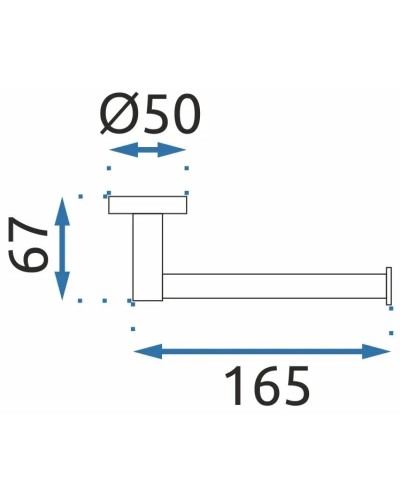 Держатель туалетной бумаги Rea Mist REA-80025