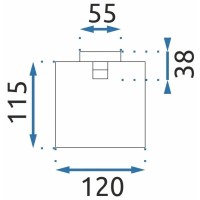 Держатель туалетной бумаги Rea Mist REA-80045