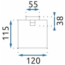 Держатель туалетной бумаги Rea Mist REA-80045