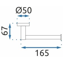 Держатель туалетной бумаги Rea Mist REA-80026