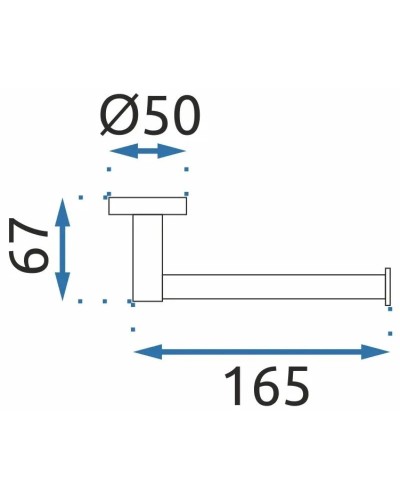 Держатель туалетной бумаги Rea Mist REA-80026