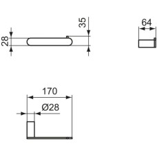 Держатель туалетной бумаги Ideal Standard Conca T4497GN