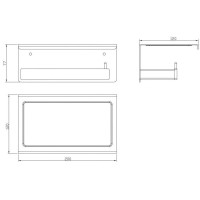 Держатель туалетной бумаги Milacio Ultra MCU.953.GD