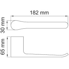 Держатель туалетной бумаги WasserKRAFT Elbе K-7296 Черный матовый