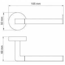 Держатель туалетной бумаги WasserKRAFT Asphe K-77796