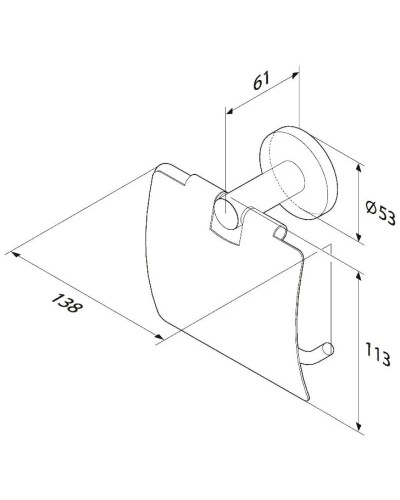 Держатель туалетной бумаги Am.Pm X-Joy A85A341422