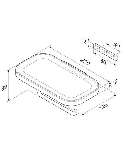 Держатель туалетной бумаги Am.Pm Func A8F341422