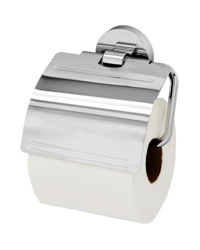 Держатель туалетной бумаги WasserKRAFT Rhein K-6225 с крышкой Хром
