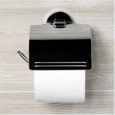 Держатель туалетной бумаги WasserKRAFT Rhein K-6225 с крышкой Хром