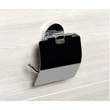 Держатель туалетной бумаги WasserKRAFT Rhein K-6225 с крышкой Хром