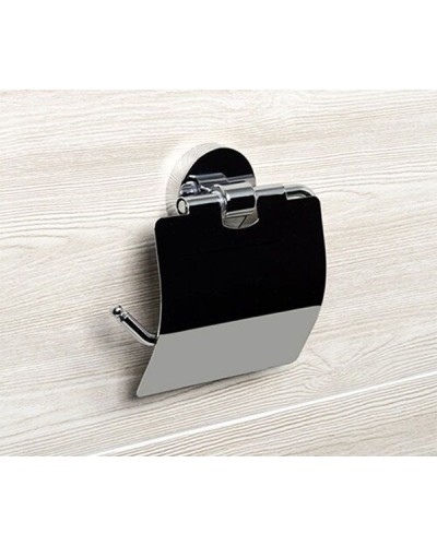 Держатель туалетной бумаги WasserKRAFT Rhein K-6225 с крышкой Хром