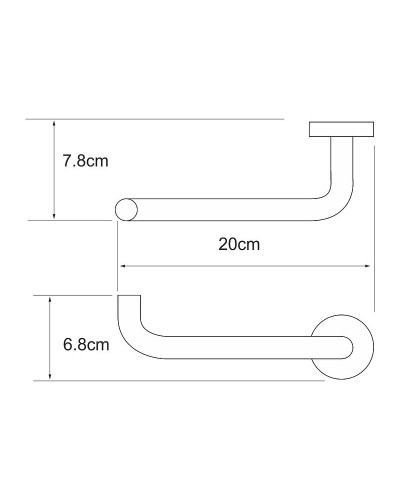 Держатель туалетной бумаги WasserKRAFT Rhein K-6296 Хром