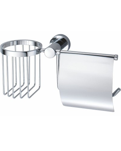 Держатель туалетной бумаги и освежителя воздуха WasserKRAFT Donau K-9459 1 с крышкой Хром