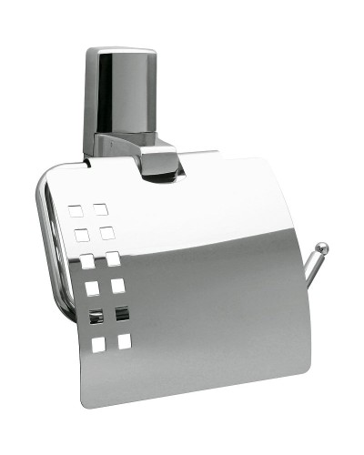 Держатель туалетной бумаги WasserKRAFT Leine K-5025 с крышкой Хром