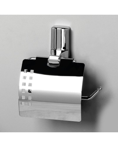 Держатель туалетной бумаги WasserKRAFT Leine K-5025 с крышкой Хром