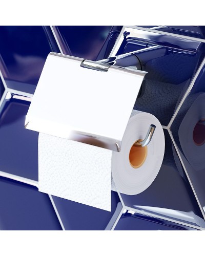 Держатель туалетной бумаги AM.PM Joy A84341400 с крышкой Хром