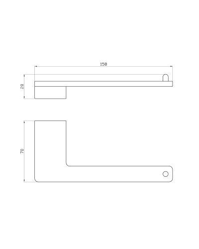 Держатель для туалетной бумаги без крышки WONZON & WOGHAND, Глянцевое золото (WW-9116-LG)