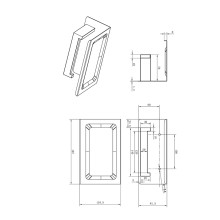 Держатель для туалетной бумаги с полкой AltroBagno Aperto 080905 NeOp