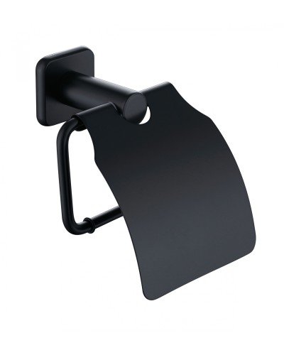 Держатель для туалетной бумаги с крышкой WONZON & WOGHAND, Темный графит (WW-V1802-GM)