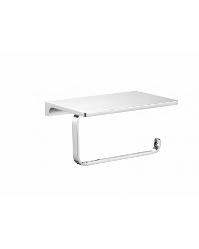 Держатель для туалетной бумаги с полкой WONZON & WOGHAND, Хром (WW-9126)