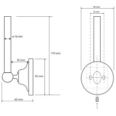 Держатель запасного рулона Bemeta Retro chrom 144312032 Хром