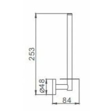 Держатель запасного рулона Frap F17 F1711 Хром