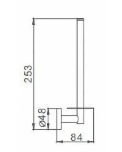 Держатель запасного рулона Frap F17 F1711 Хром