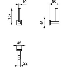 Держатель запасного рулона Ideal Standard IOM E2199AA Хром