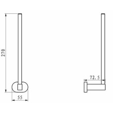 Держатель запасного рулона Ravak Chrome CR 420.00 X07P318 Хром