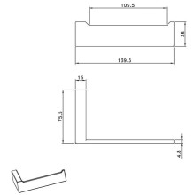 Держатель туалетной бумаги AltroBagno Aperto AltroBagnoAperto080906Cr