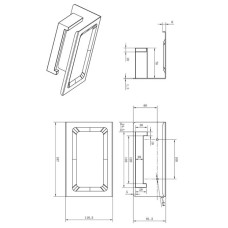 Держатель туалетной бумаги AltroBagno Aperto AltroBagnoAperto080905NeOp