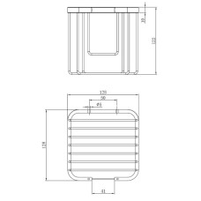 Держатель туалетной бумаги AltroBagno Aperto AltroBagnoAperto082006Cr