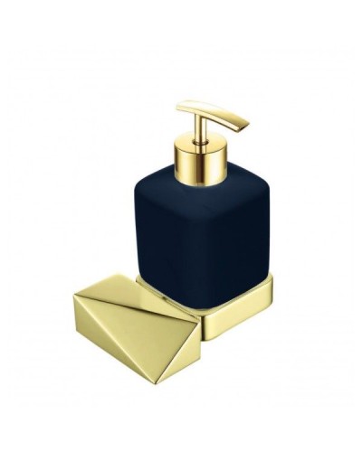 Дозатор для жидкого мыла Boheme New Venturo 10317-G-B Золото, Черный