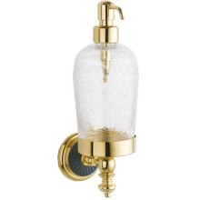 Дозатор для жидкого мыла Boheme Palazzo Nero 10167 Золото