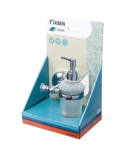Дозатор для жидкого мыла Fixsen Adele FX-55012 Хром