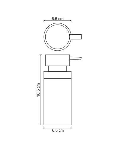 Дозатор для жидкого мыла WasserKRAFT Berkel K-4999 Хром