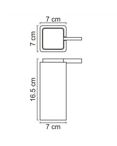 Дозатор для жидкого мыла WasserKRAFT Oder K-9699 Белый матовый