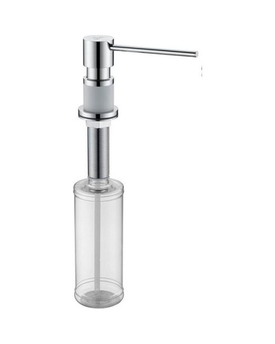 Дозатор для моющего средства Paulmark Kraft D003-431 Хром Белый матовый