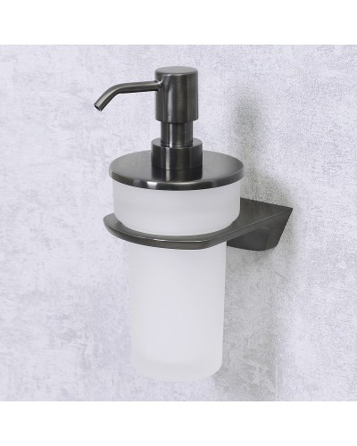 Дозатор для жидкого мыла WasserKRAFT Wiese K-8999 Оружейная сталь