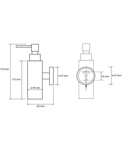 Дозатор для жидкого мыла Bemeta Omega 104109012 Хром
