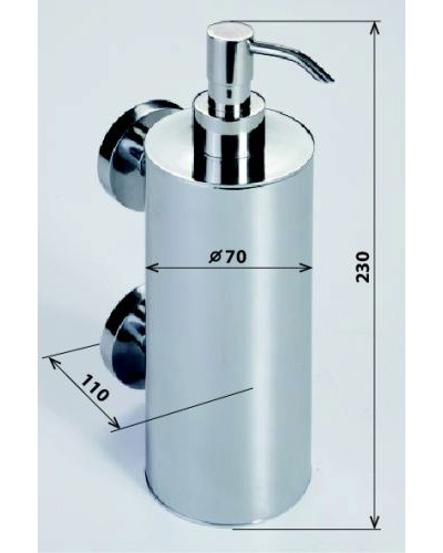 Дозатор для жидкого мыла Bemeta Omega 104109032 Глянец