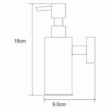Дозатор для жидкого мыла WasserKRAFT K-1399 Хром