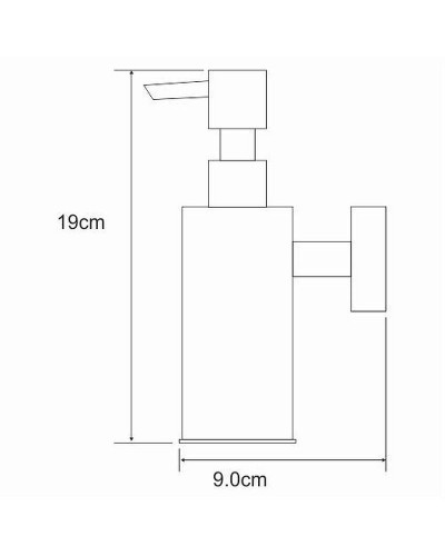 Дозатор для жидкого мыла WasserKRAFT K-1399 Хром